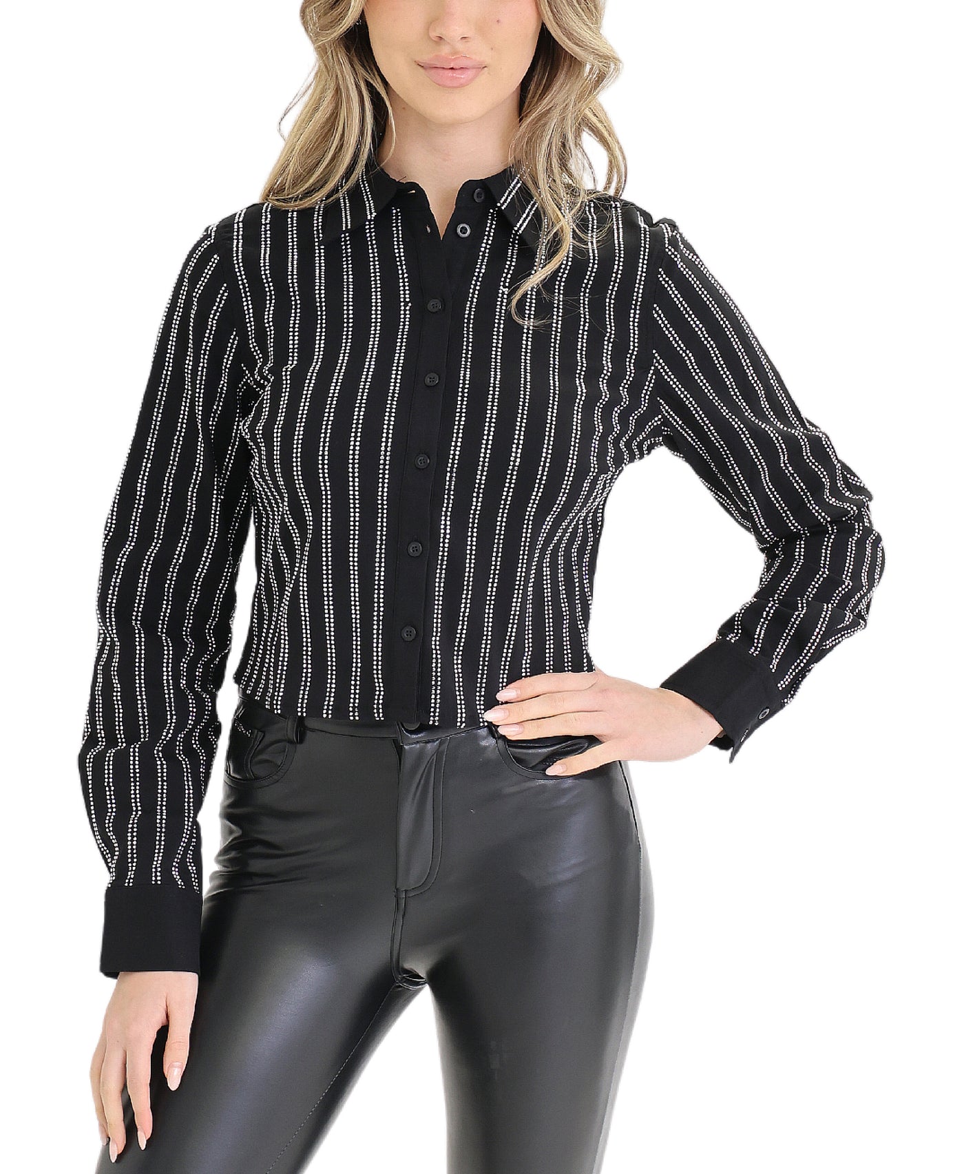 Crystal Striped Blouse view 1