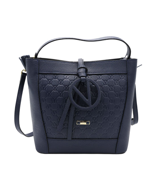 Leather Logo Tote Crossbody Bag view 