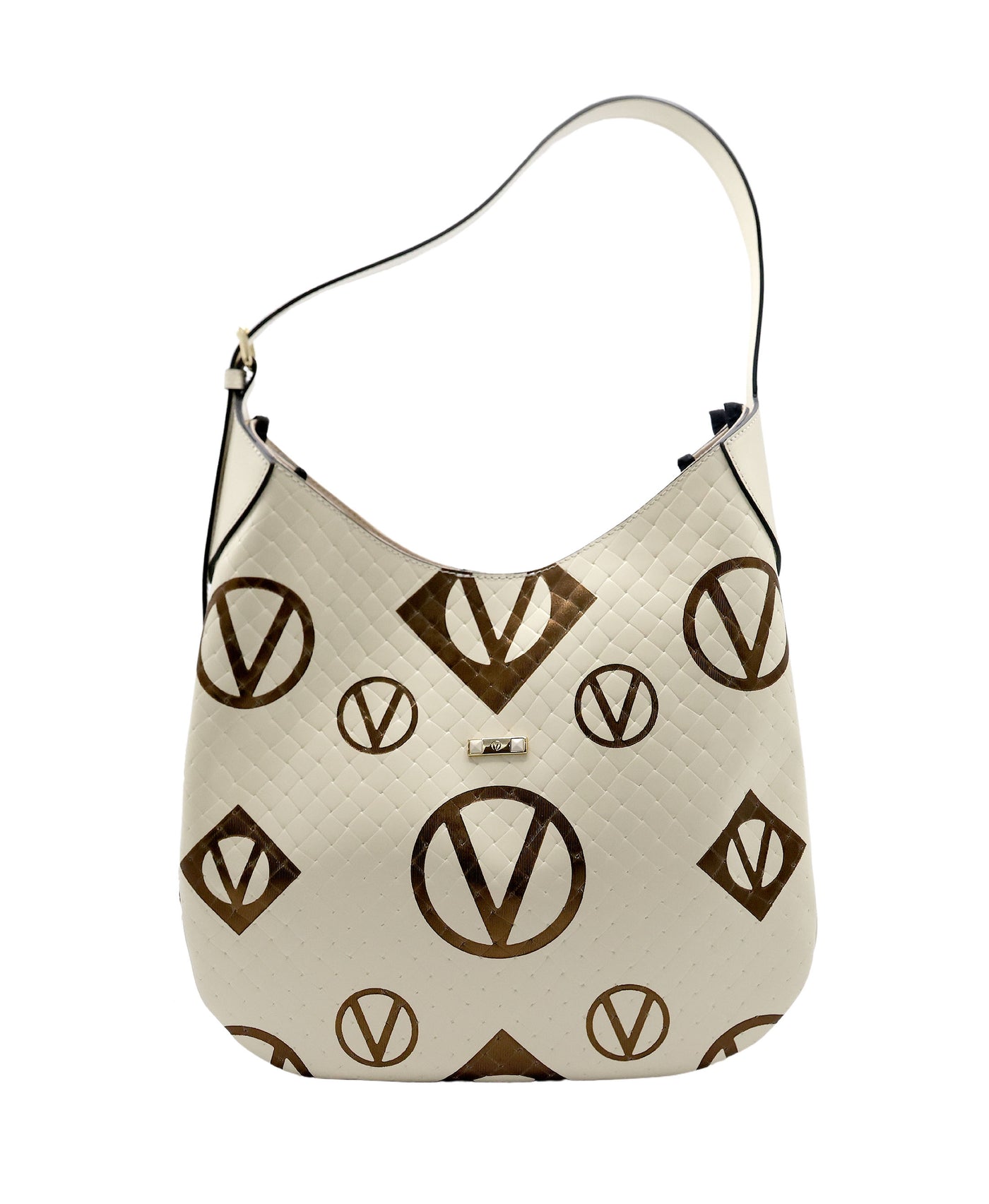 Leather Logo Tote Handbag view 1