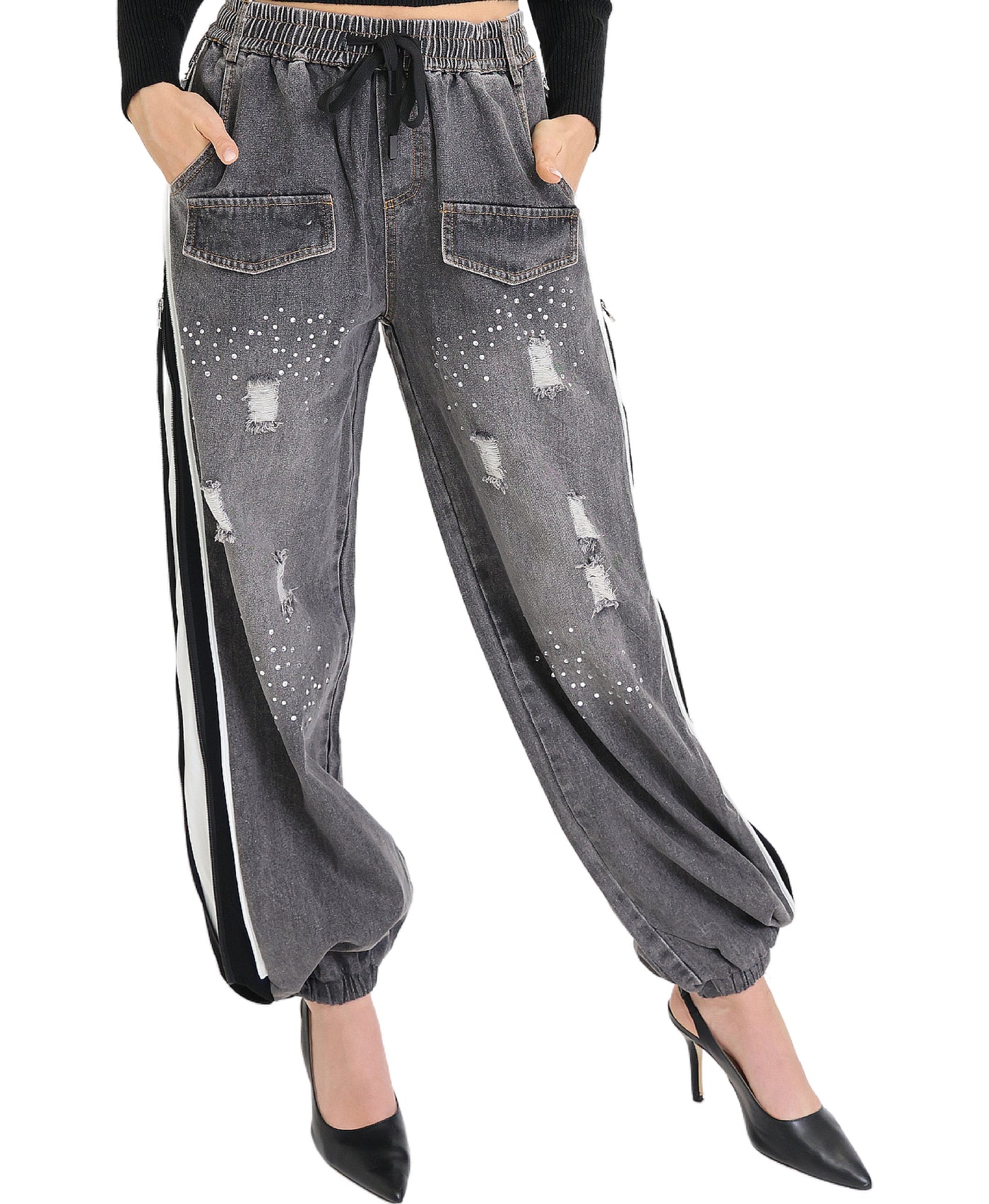 Crystal Jogger Jeans view 1