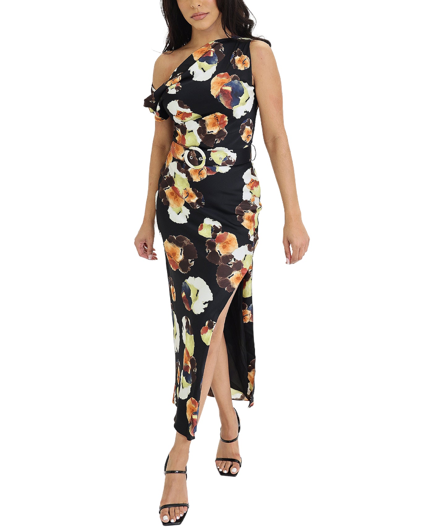 Floral Print Midi Dress view 1