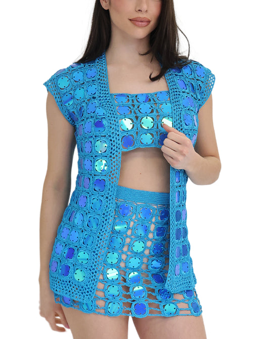 Sequin Vest view 