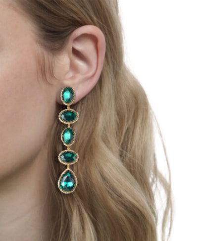 Oval Drop Earrings image 1