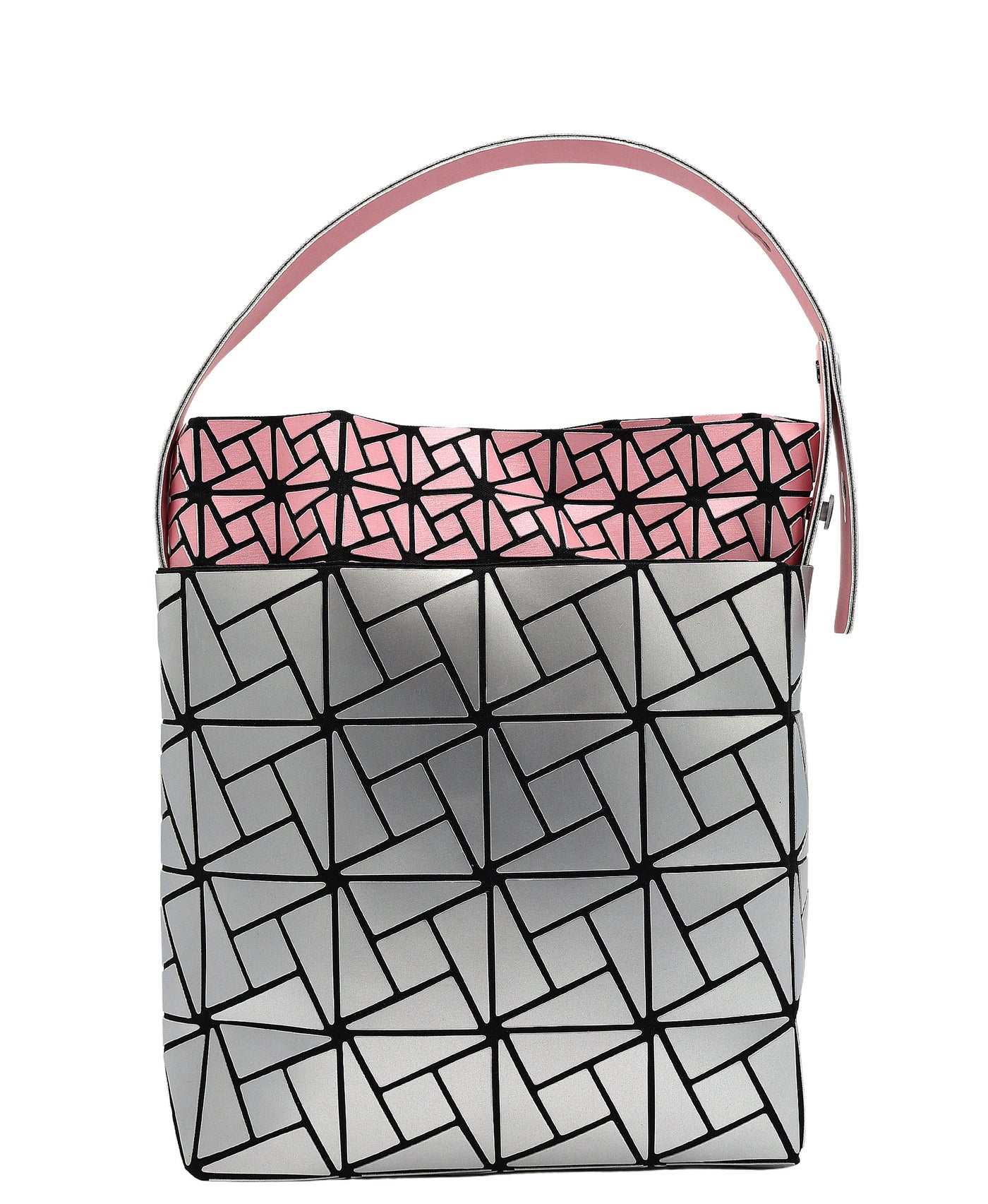 Colorblock Box Pattern Handbag view 1