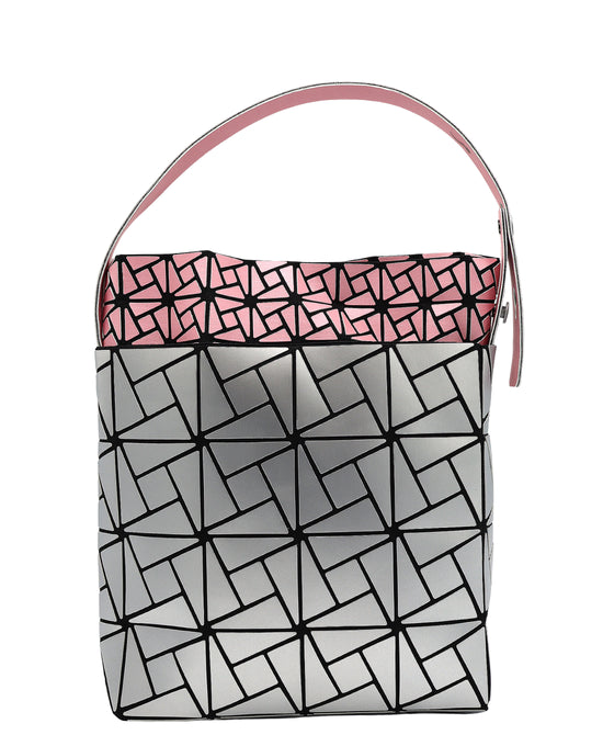 Colorblock Box Pattern Handbag view 