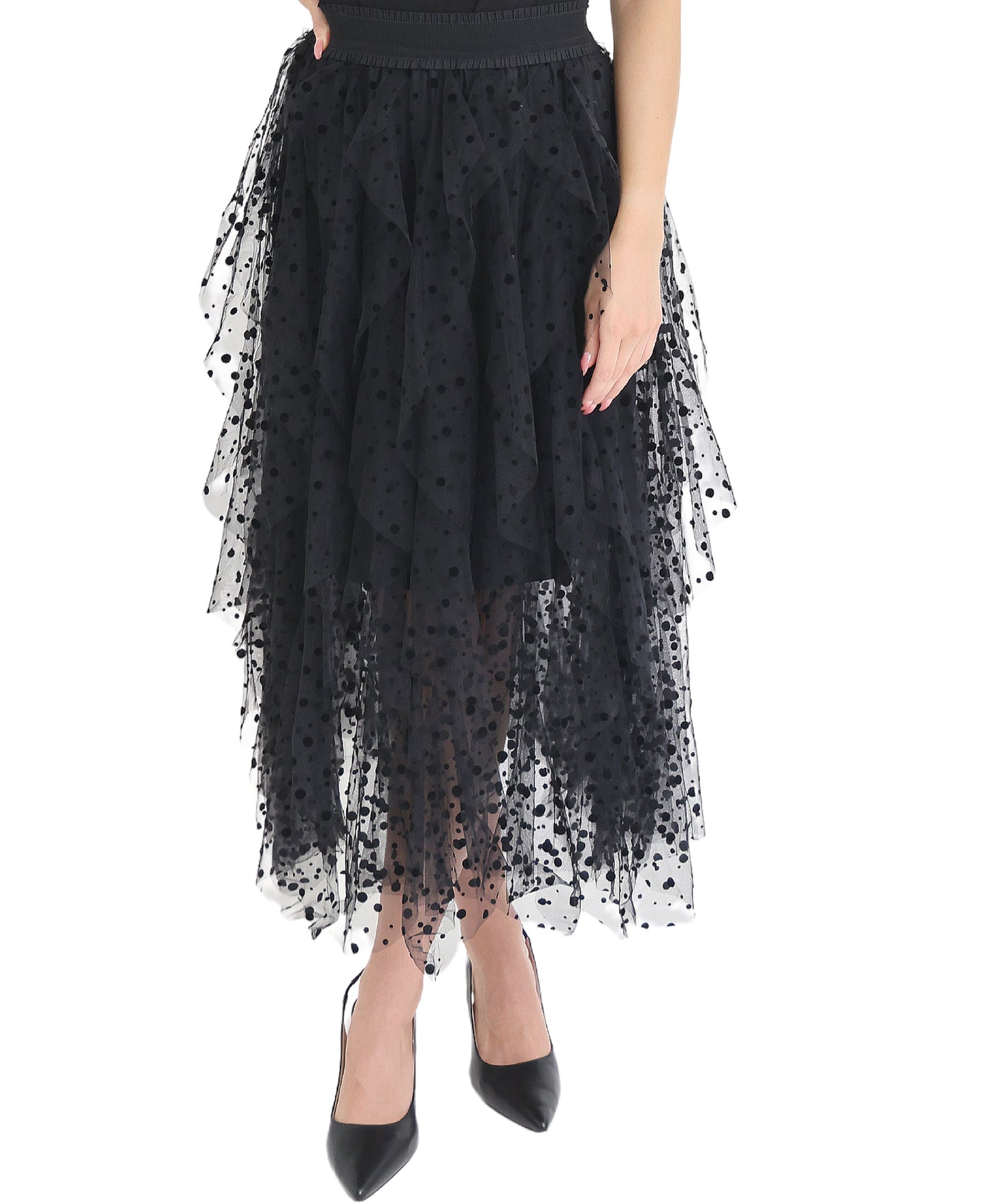 Tulle Midi Skirt view 1