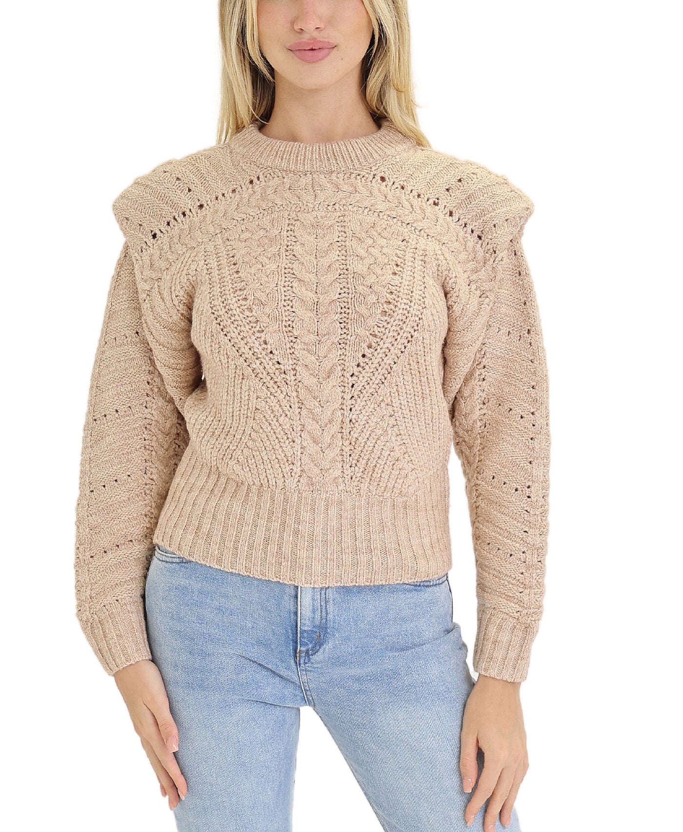 Cable Knit Sweater view 1