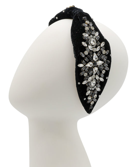 Jeweled Velvet Headband view 1