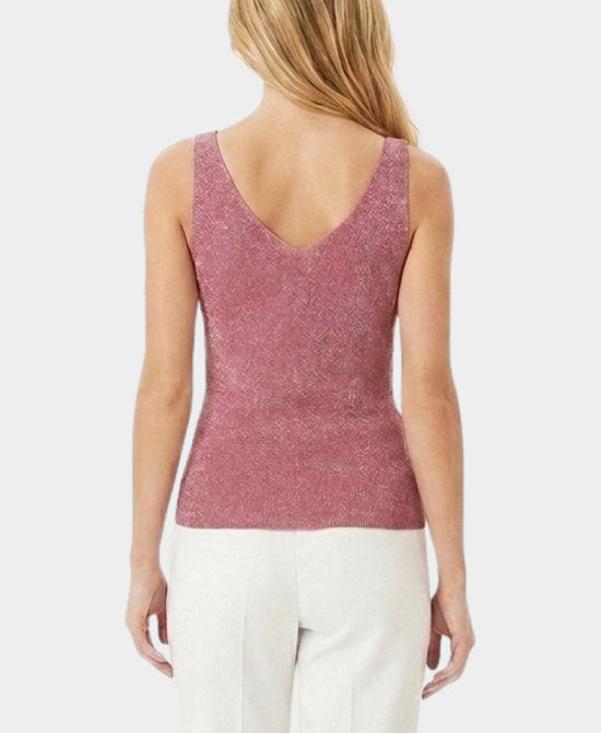 
Shimmer Tank in DEEP ROSE view 2