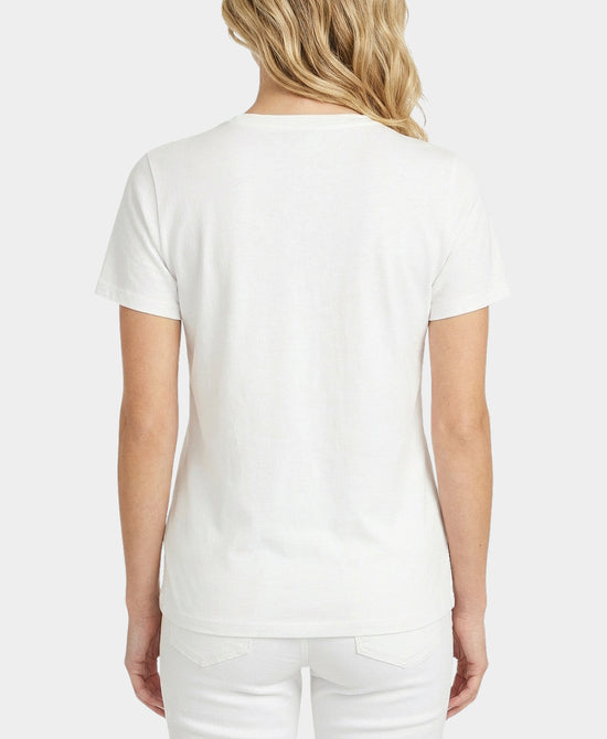 "Vacation" Sandal Tee w/ Rhinestones view 2