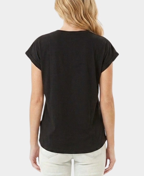 
Elephant Tee w/ Crystals & Pearls in BLACK MULTI view 2