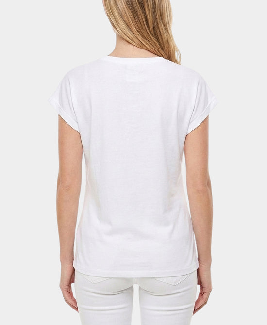 
Elephant Tee w/ Sequins & Pearls in WHITE MULTI view 2