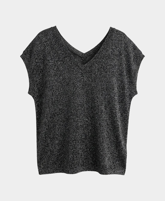 
Shimmer Tee in BLACK view 2