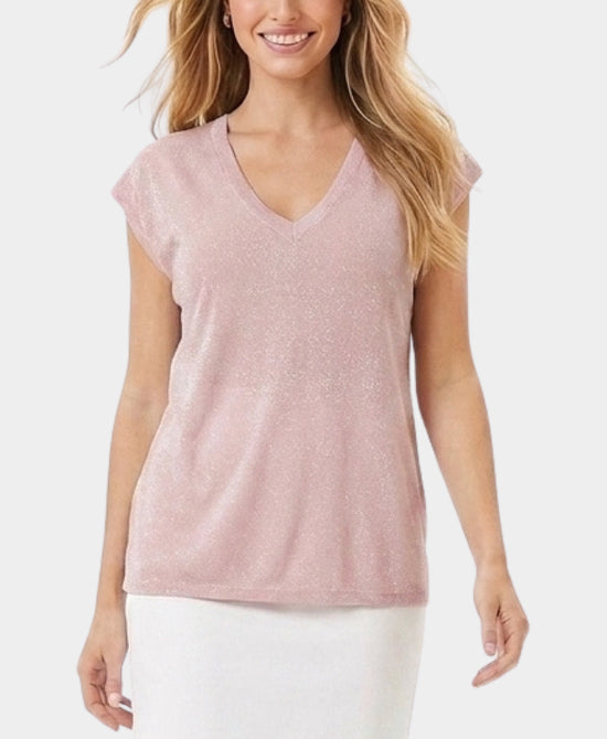 
Shimmer Tee in LIGHT PINK view 1