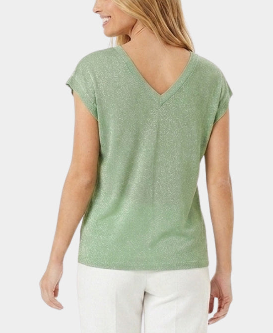 
Shimmer Tee in LIGHT GREEN view 2