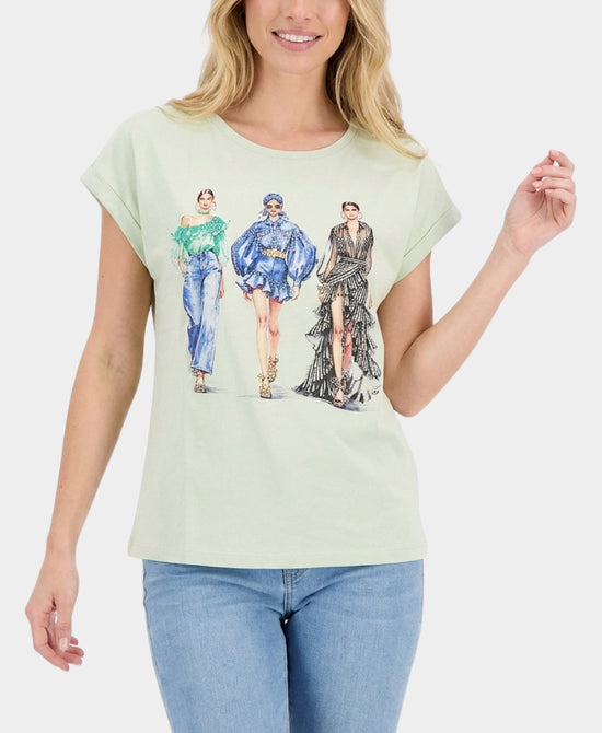 
Girls Tee w/ Sequins in MINT view 1