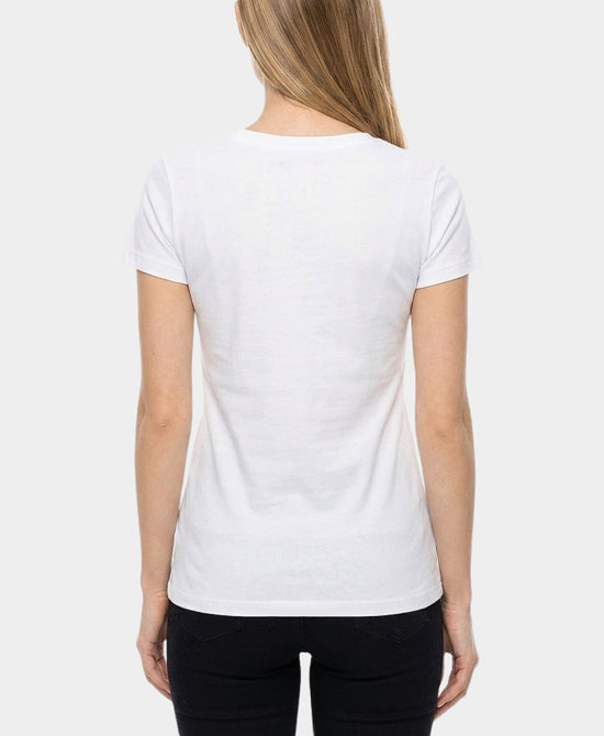 
Girl on Bike Tee w/ Sequins in WHITE MULTI view 2