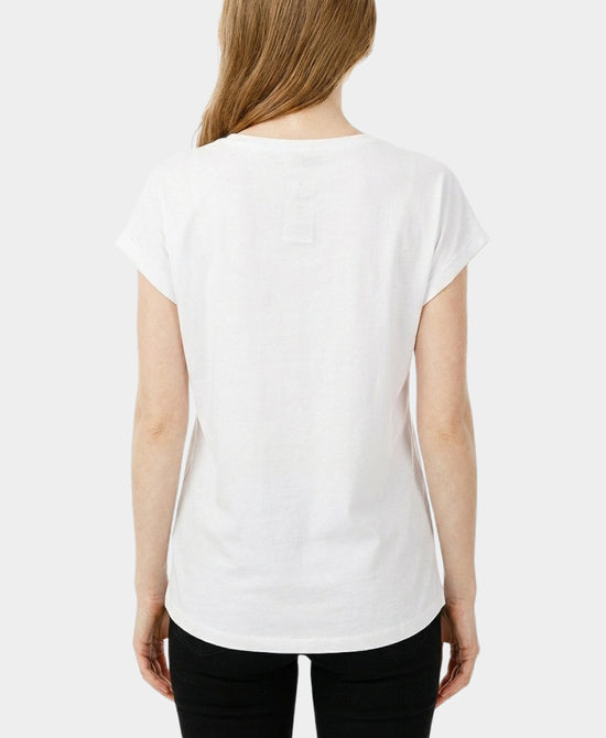 
Flower Tee w/ Sequins in WHITE MULTI view 2