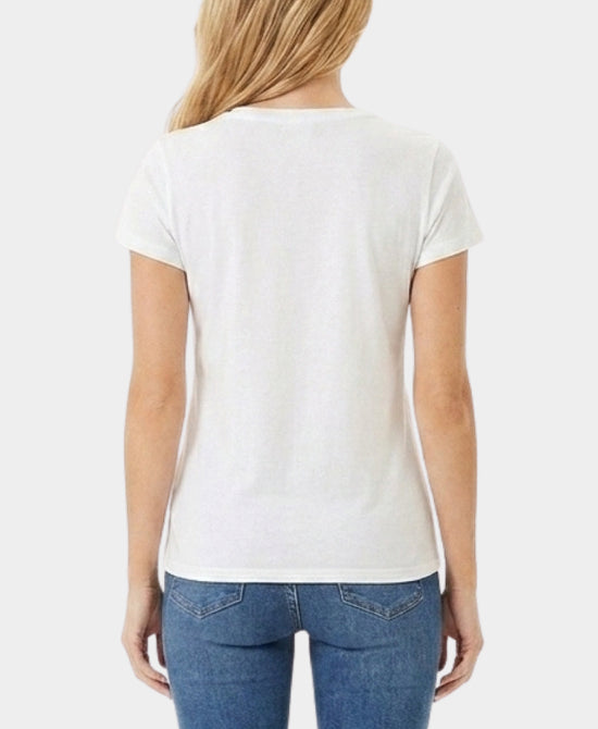 
Sunflower Tee w/ Crystals in WHITE/YELLOW view 2