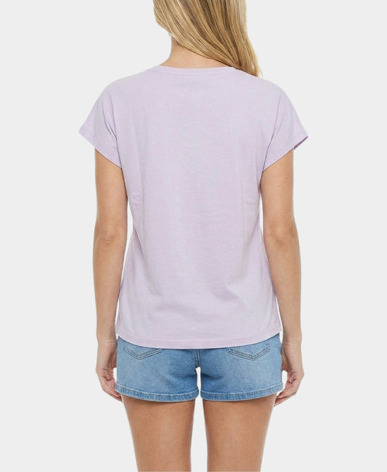 
Sequin Tee in LAVENDER view 2