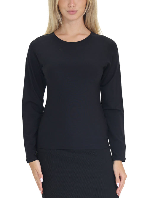 Solid Sweater w/ Tie Back view 