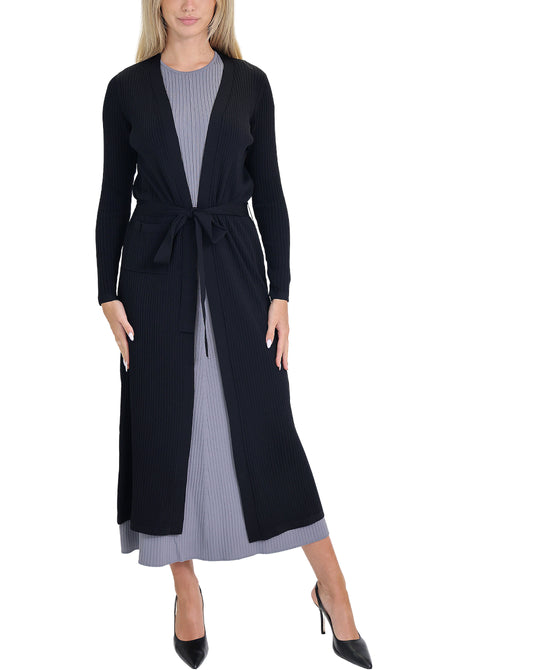 Long Solid Cardigan view 