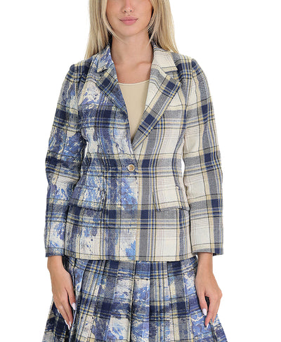 Plaid Blazer image 1