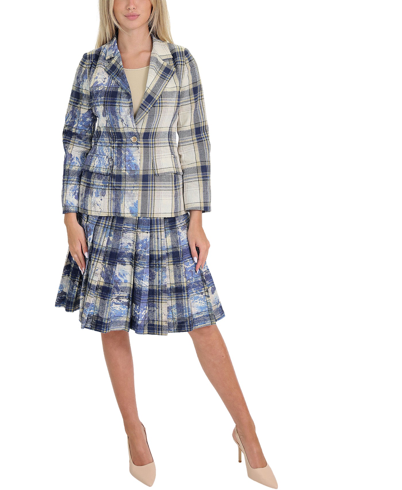 Plaid Blazer view 2