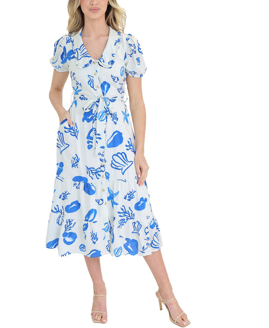 Printed Midi Dress view 