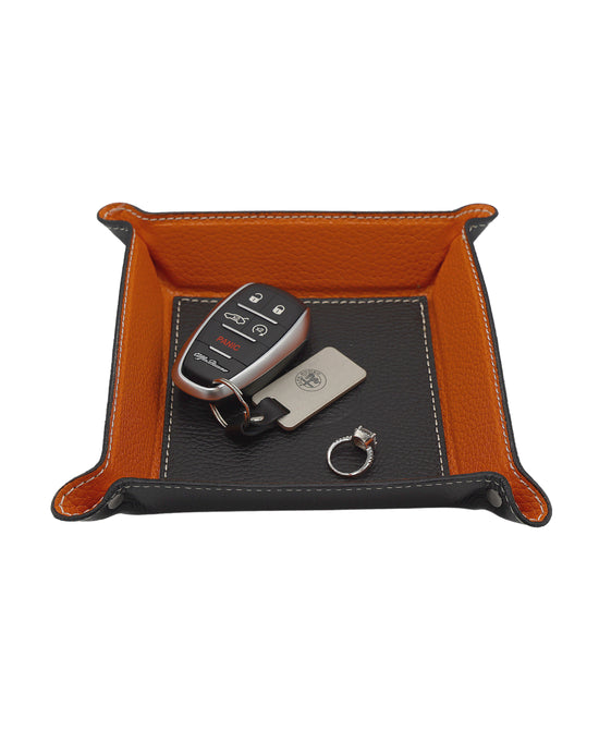Leather Catchall Tray view 1