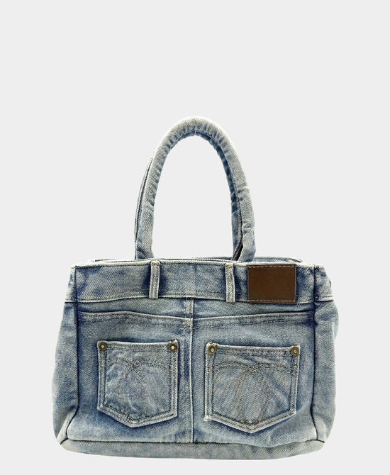 
Denim Handbag in LIGHT BLUE view 2