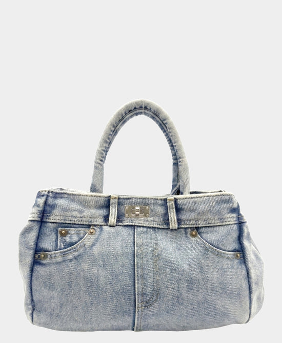 
Denim Handbag in LIGHT BLUE view 1