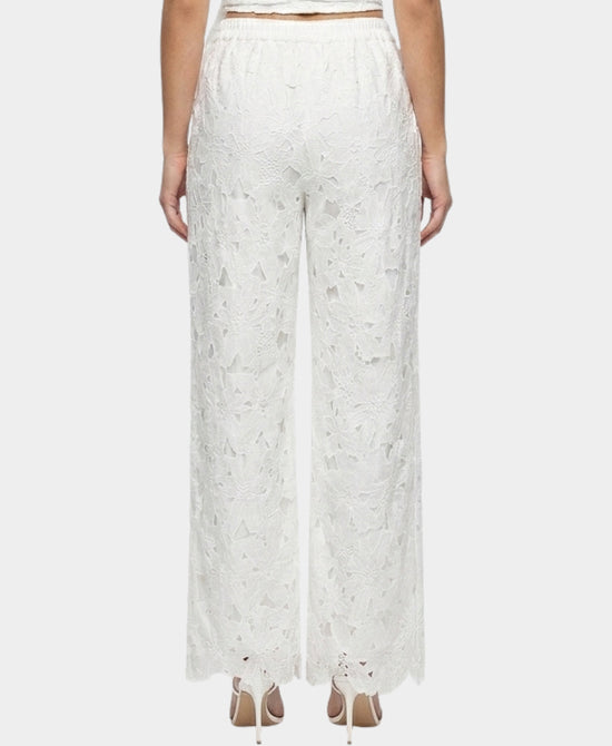 
Crochet Lace Pants in WHITE view 2