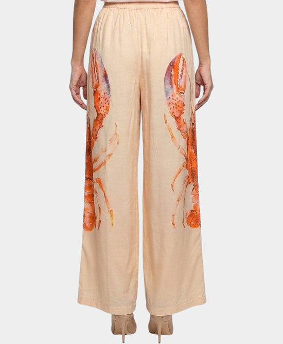 
Lobster Print Pants in BEIGE MULTI view 2