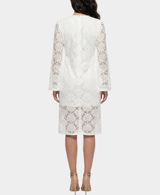 
Crochet Lace Swim Cover-Up in WHITE view 2