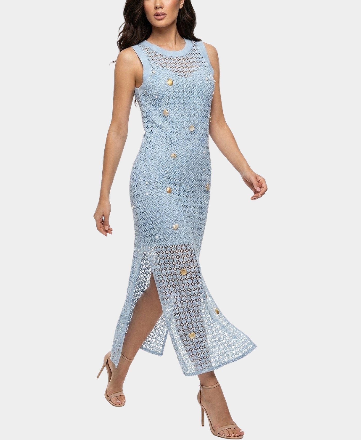 Crochet Dress w/ Charms FOX'S - Online Crochet Dress w/ Charms FOX'S - Online