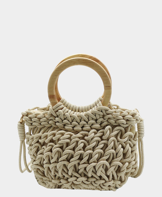 Crochet Lurex Crossbody Bag view 2