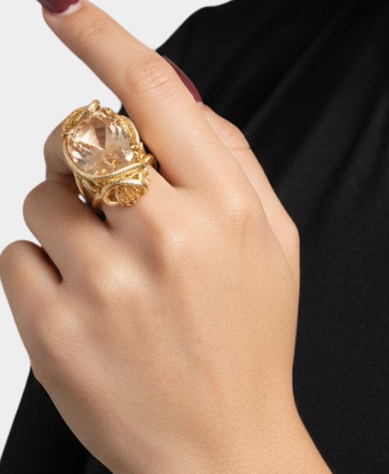 Genuine Crystal Ring view 