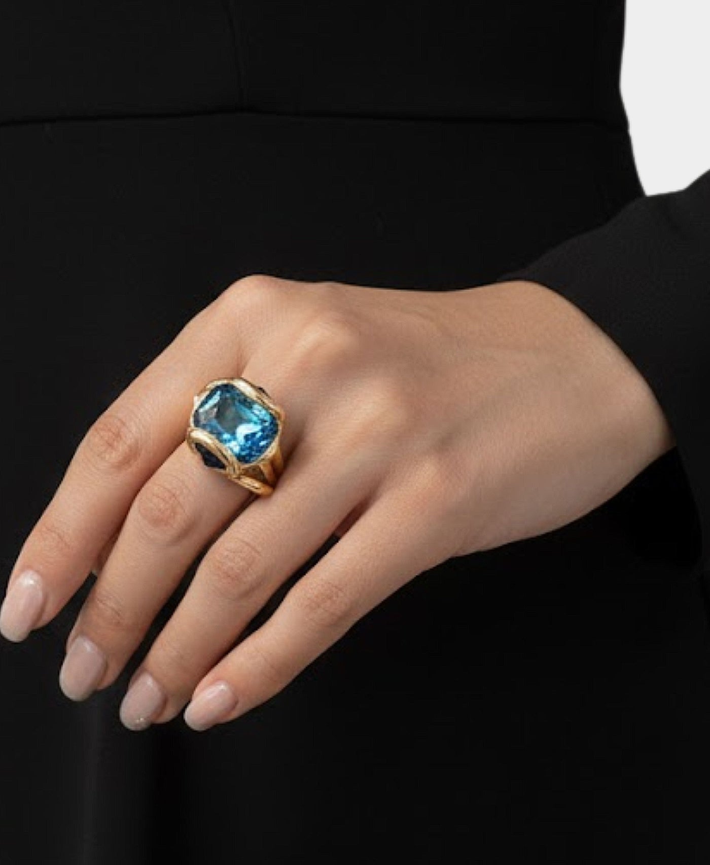 Genuine Crystal Ring view 1