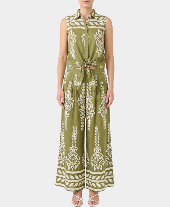 Printed Top & Pants - 2 Pc Set view 1