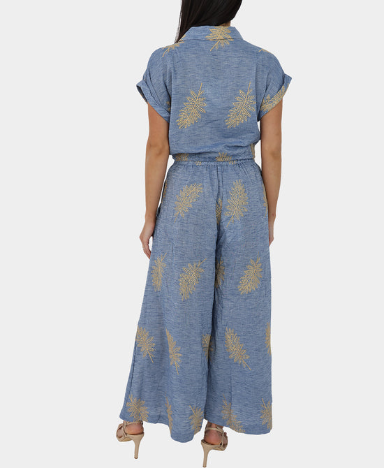 Embroidered Top & Pants - 2 Pc Set view 2