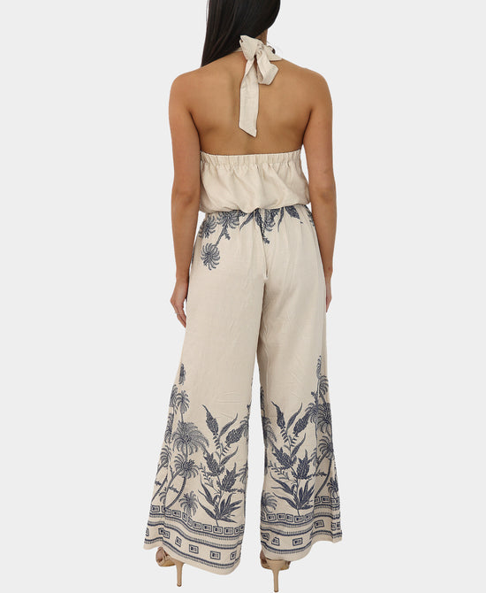 Halter Top & Printed Pants - 2 Pc Set view 2