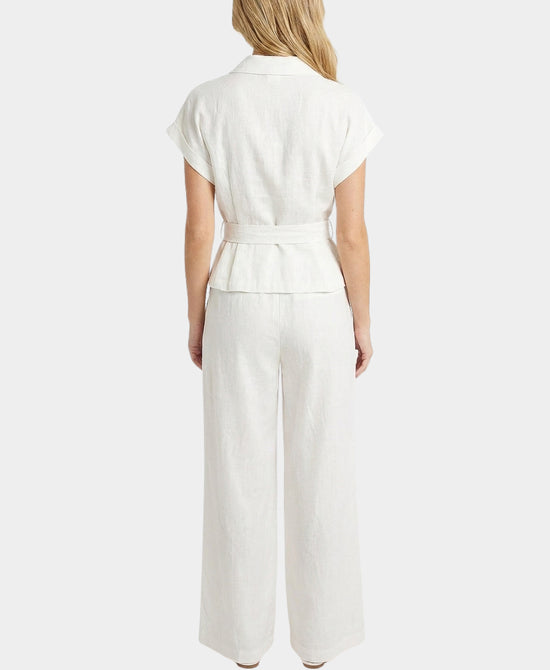 
Solid Top & Pants - 2 Pc Set in WHITE view 2