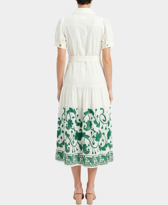 Floral Embroidered Midi Dress view 2
