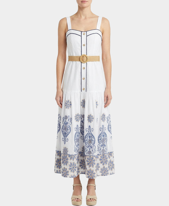 Floral Print Midi Dress view 1