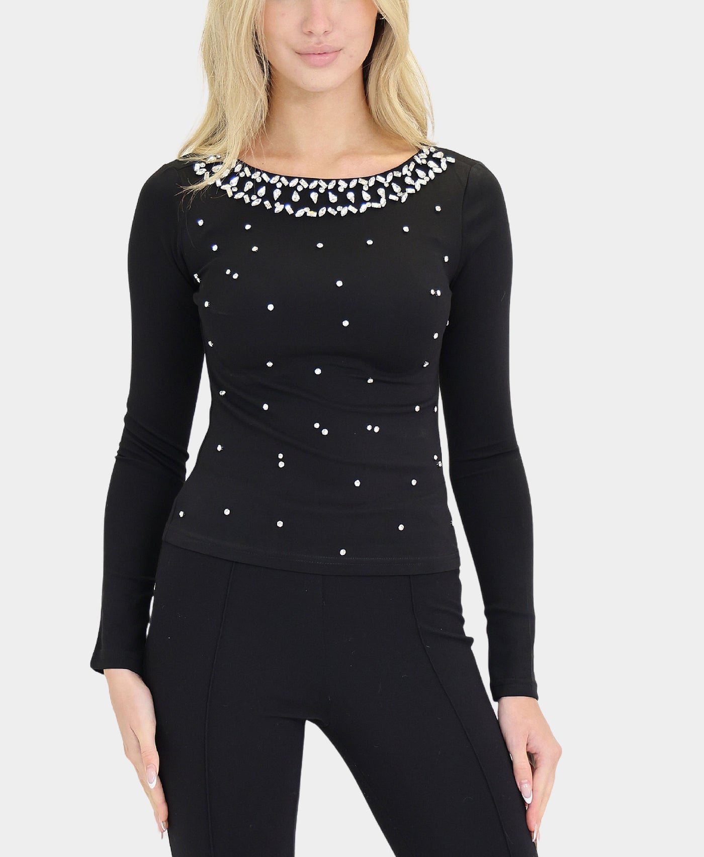 Top w/ Jewel Rhinestones view 1