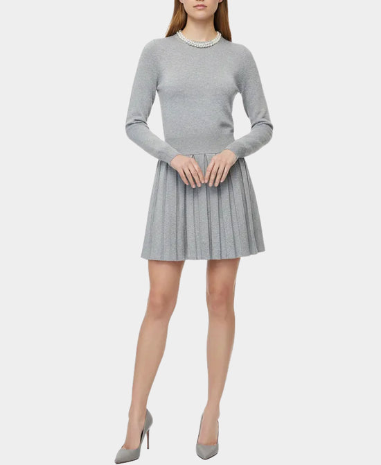 Knit Dress w/ Pearls & Rhinestones view 