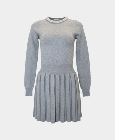 Knit Dress w/ Pearls & Rhinestones image 3