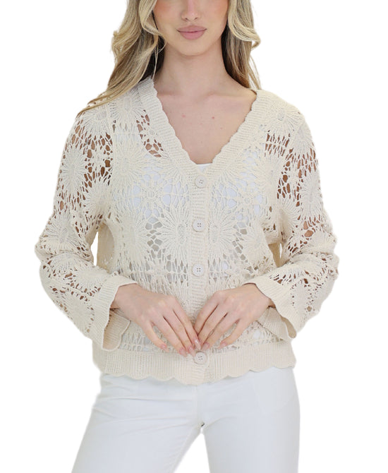 Crochet Cardigan view 