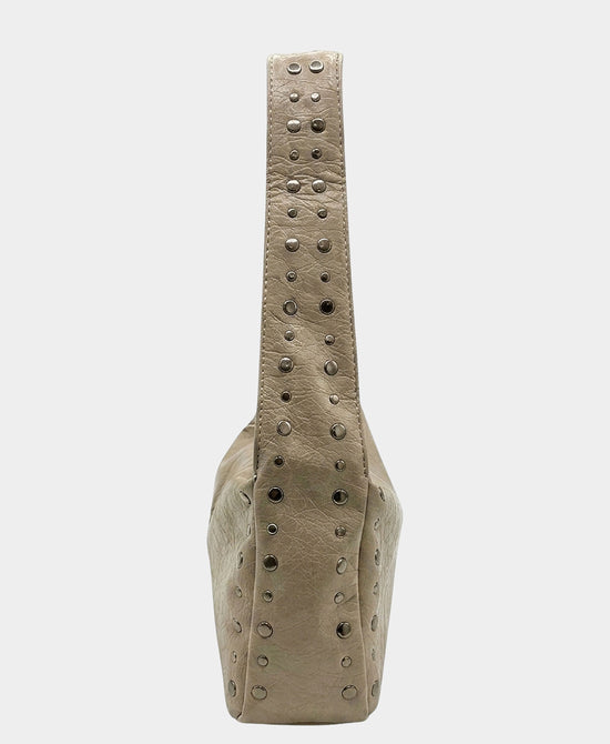 
Studded Shoulder Bag in TAUPE view 2
